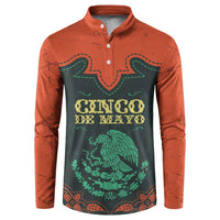 Personalized Cinco de Mayo Button Sweatshirt Grunge Stylized