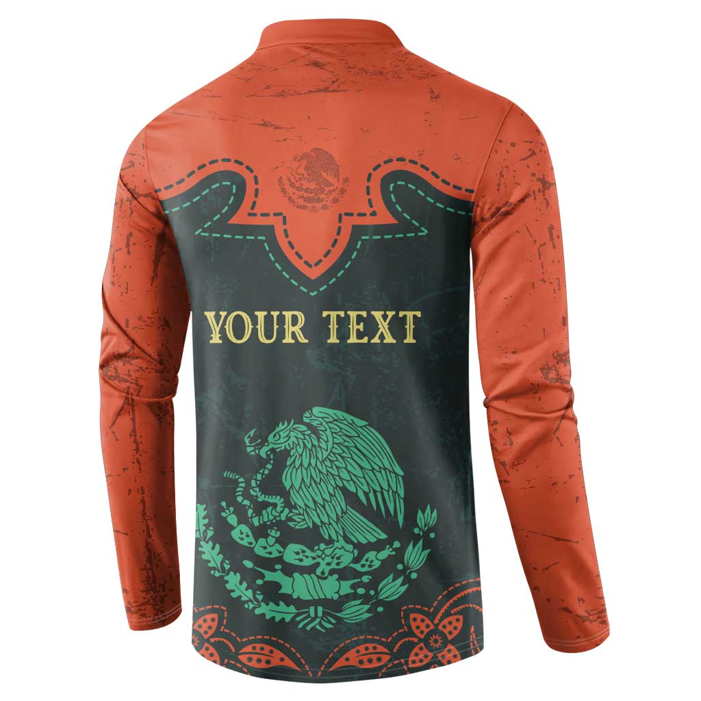 Personalized Cinco de Mayo Button Sweatshirt Grunge Stylized