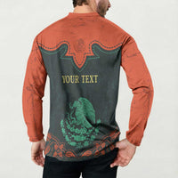 Personalized Cinco de Mayo Button Sweatshirt Grunge Stylized