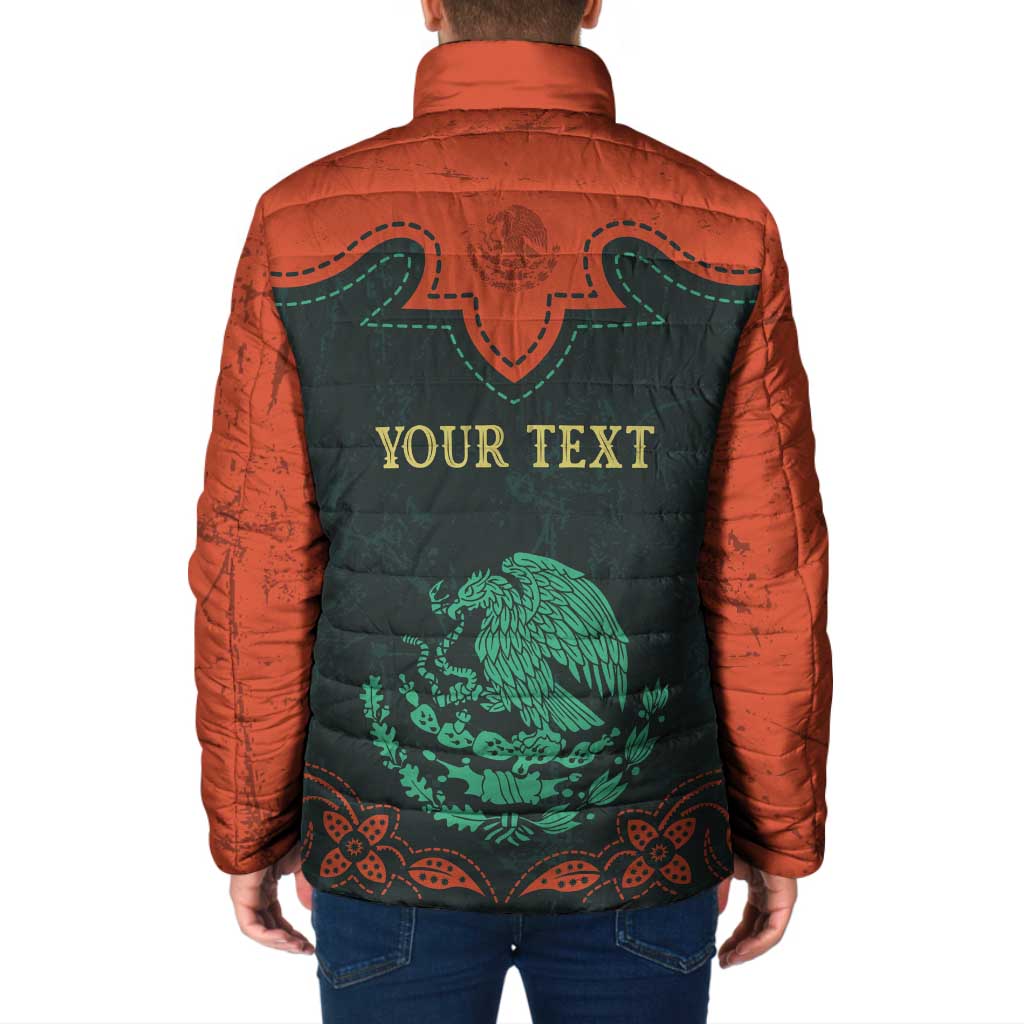 Personalized Cinco de Mayo Padded Jacket Grunge Stylized