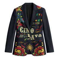 Personalized Cinco de Mayo Blazer Vibrant Flowers