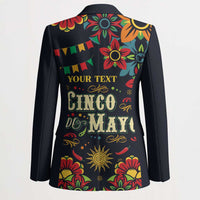 Personalized Cinco de Mayo Blazer Vibrant Flowers