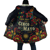Personalized Cinco de Mayo Cloak Vibrant Flowers