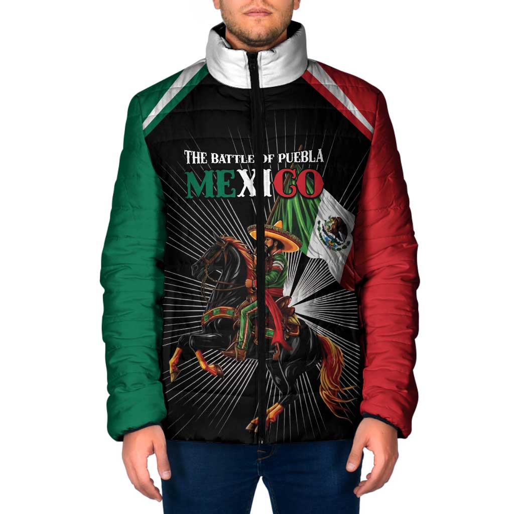 Mexico Battle of Puebla Padded Jacket Mexican Warrior