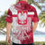 Poland Hawaiian Shirt Polska Coat Of Arms Flag Style - Wonder Print Shop