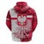 Poland Hoodie Polska Coat Of Arms Flag Style - Wonder Print Shop