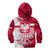 Poland Kid Hoodie Polska Coat Of Arms Flag Style - Wonder Print Shop