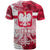 Poland T Shirt Polska Coat Of Arms Flag Style - Wonder Print Shop