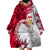 Poland Wearable Blanket Hoodie Polska Coat Of Arms Flag Style - Wonder Print Shop