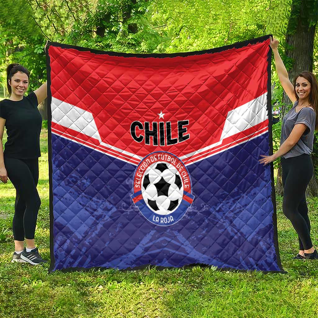 Football Chile Quilt Vamos La Roja - Wonder Print Shop