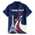 Personalized France 2024 Bonjour Family Matching Puletasi and Hawaiian Shirt Eiffel Tower Gallic Rooster - Wonder Print Shop