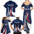 Personalized France 2024 Bonjour Family Matching Summer Maxi Dress and Hawaiian Shirt Eiffel Tower Gallic Rooster - Wonder Print Shop