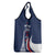 France 2024 Bonjour Grocery Bag Eiffel Tower Gallic Rooster