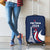 France 2024 Bonjour Luggage Cover Eiffel Tower Gallic Rooster - Wonder Print Shop