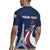 Personalized France 2024 Bonjour Rugby Jersey Eiffel Tower Gallic Rooster