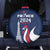 France 2024 Bonjour Spare Tire Cover Eiffel Tower Gallic Rooster - Wonder Print Shop