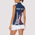 Personalized France 2024 Bonjour Women Sleeveless Polo Shirt Eiffel Tower Gallic Rooster - Wonder Print Shop