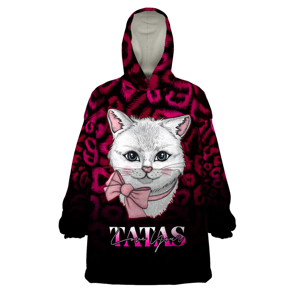 personalised-love-your-tatas-wearable-blanket-hoodie-cat-breast-cancer-awareness