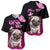 Personalised Pink Out Baseball Jersey Pug Dog Breast Cancer Awareness - Wonder Print Shop