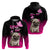 Personalised Pink Out Hoodie Pug Dog Breast Cancer Awareness - Wonder Print Shop