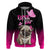 Personalised Pink Out Hoodie Pug Dog Breast Cancer Awareness - Wonder Print Shop