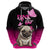 Personalised Pink Out Hoodie Pug Dog Breast Cancer Awareness - Wonder Print Shop