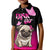 Personalised Pink Out Kid Polo Shirt Pug Dog Breast Cancer Awareness - Wonder Print Shop