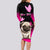 Personalised Pink Out Long Sleeve Bodycon Dress Pug Dog Breast Cancer Awareness - Wonder Print Shop