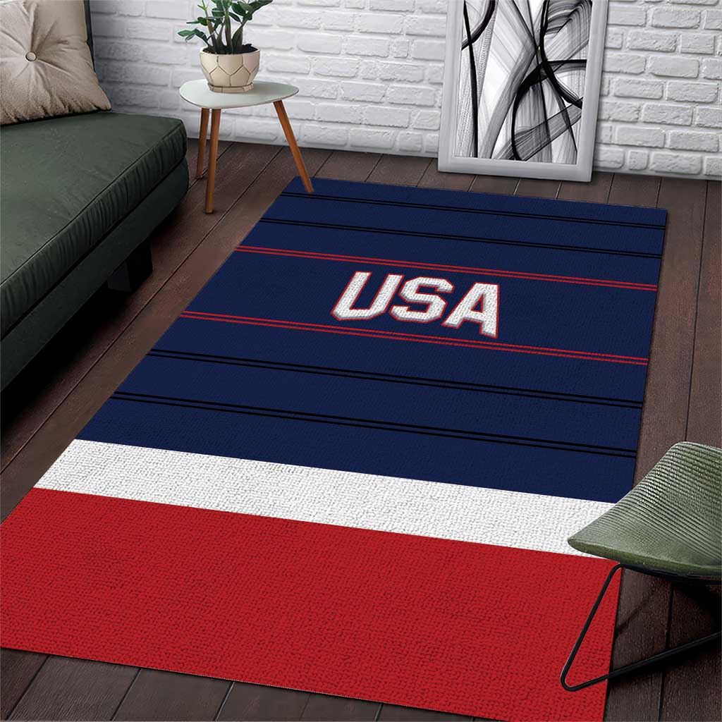 USA Hockey Team Area Rug Go Champions