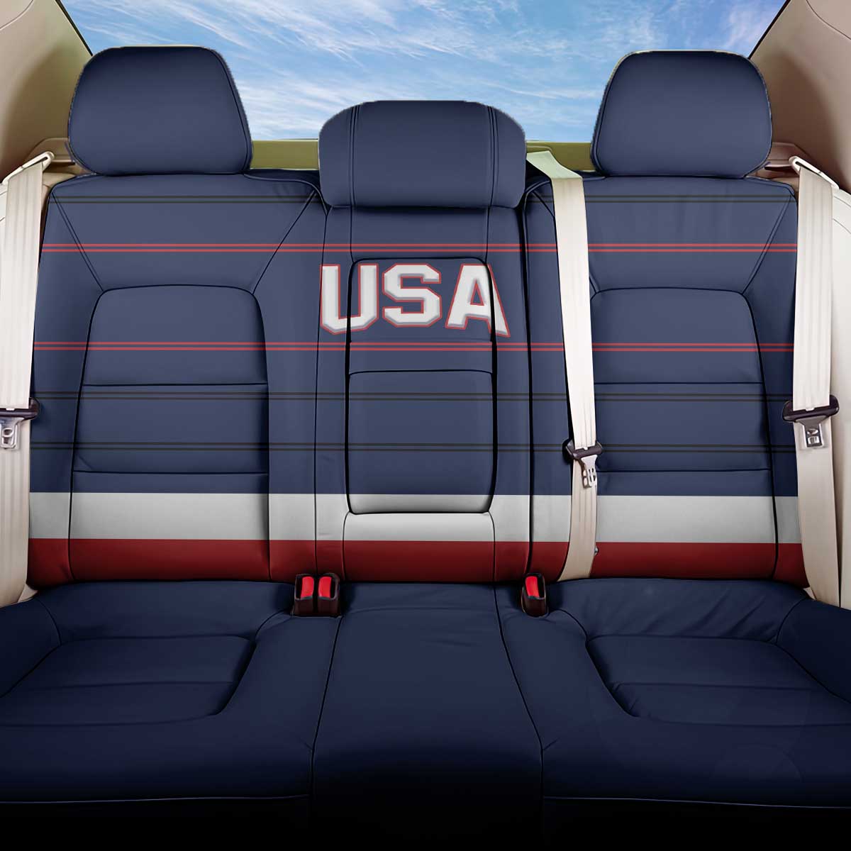 USA Hockey Team Back Car Seat Cover Go Champions