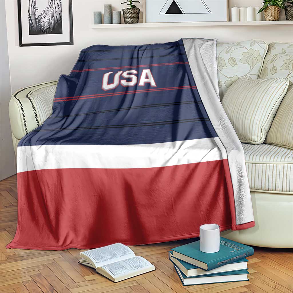 USA Hockey Team Blanket Go Champions