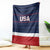 USA Hockey Team Blanket Go Champions