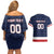 Custom USA Hockey Team Couples Matching Off Shoulder Short Dress and Hawaiian Shirt Go Champions