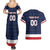 Custom USA Hockey Team Couples Matching Summer Maxi Dress and Hawaiian Shirt Go Champions