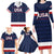 Custom USA Hockey Team Family Matching Long Sleeve Bodycon Dress and Hawaiian Shirt Go Champions