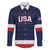 Custom USA Hockey Team Family Matching Long Sleeve Bodycon Dress and Hawaiian Shirt Go Champions