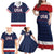 Custom USA Hockey Team Family Matching Off Shoulder Maxi Dress and Hawaiian Shirt Go Champions