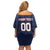 Custom USA Hockey Team Family Matching Off Shoulder Short Dress and Hawaiian Shirt Go Champions