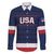 Custom USA Hockey Team Family Matching Puletasi and Hawaiian Shirt Go Champions