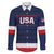 Custom USA Hockey Team Family Matching Short Sleeve Bodycon Dress and Hawaiian Shirt Go Champions