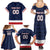 Custom USA Hockey Team Family Matching Summer Maxi Dress and Hawaiian Shirt Go Champions