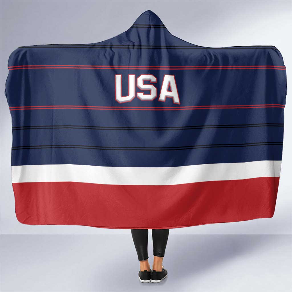 USA Hockey Team Hooded Blanket Go Champions