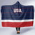 USA Hockey Team Hooded Blanket Go Champions