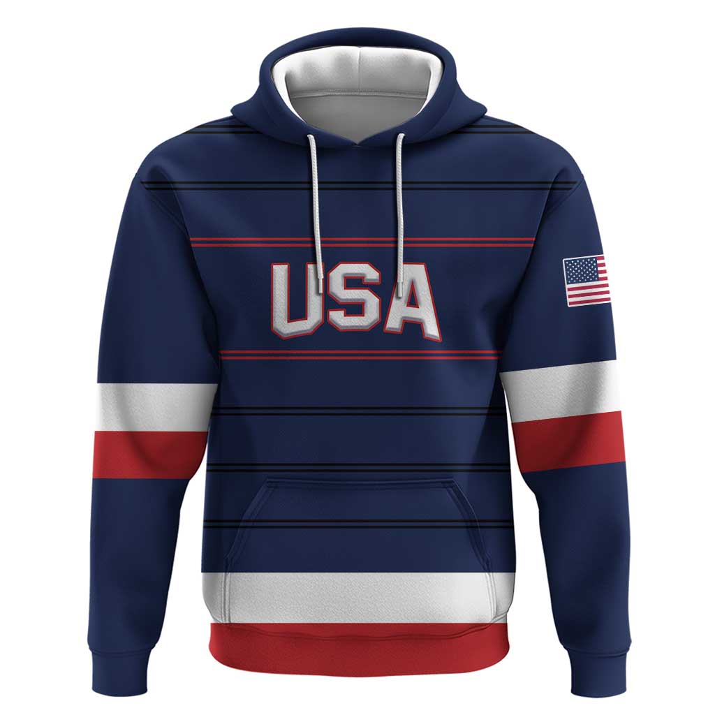 Custom USA Hockey Team Hoodie Go Champions