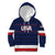 Custom USA Hockey Team Kid Hoodie Go Champions