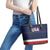 USA Hockey Team Leather Tote Bag Go Champions