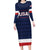 Custom USA Hockey Team Long Sleeve Bodycon Dress Go Champions