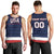 Custom USA Hockey Team Men Tank Top Go Champions