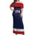 Custom USA Hockey Team Off Shoulder Maxi Dress Go Champions