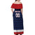 Custom USA Hockey Team Off Shoulder Maxi Dress Go Champions